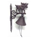 Metal Moose Dinner Bell