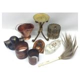 Assorted Copper, Brass & Antique Items
