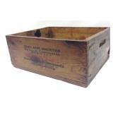 Wooden Winchester Ammunition Box