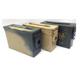 (3) Ammo Cans