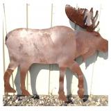 Large Metal Moose Outdoor Art