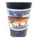 Montana Native Metal Bucket