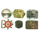 (6) Belt Buckles
