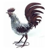 Welded Metal Rooster Art