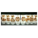(8) Montana Territorial Centennial Glasses