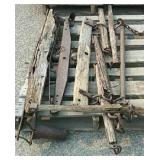 (2) Double Trees + Other Wooden Horse Items