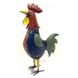 Colorful Metal Rooster Art