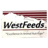 West Feeds Metal Advertisement Sign