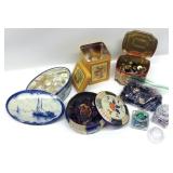 Vintage Buttons in Vintage Tins