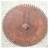 Buzz Saw With Arbor Large Blade