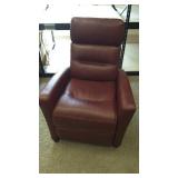 Red Leather Reclining Chair