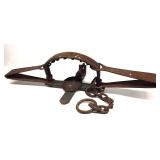 Genuine No. 6 Grizzly Bear Trap: Circa: 1880