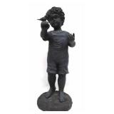Lawn & Garden Child & Bird Statue Mold