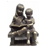 Garden Staue Children Reading