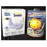 Kids Water Toys Inflatable Swan & Wild Sprinkler