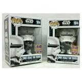 (2) POP! Star Wars Rogue One Trooper Bobble Heads