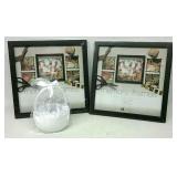 (2) 12x12 Picture Frames & Flower Girl Basket