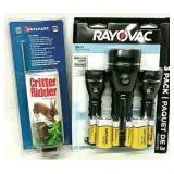 Rayovac Flashlight 3 Pack & Critter Ridder