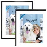 New 2-Pack Poster & Wall Frame 20x24in
