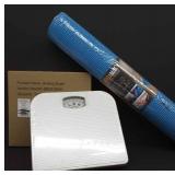 New Bathroom Analog Scale & Exercise Yoga Mat