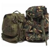 Multi Purpose Outdoor Packs Camo & Forest