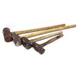(4) Dif. size Mallets & Mauls