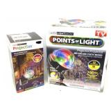 (2) LED Light Show Projectors