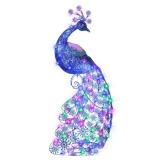 Sparkle 4ft Crystal Splendor Peacock