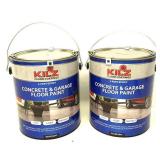 (2) Gallons of Kilz Concrete & Garage Floor Paint