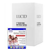 Twin Mattress Topper & Mattress Protector