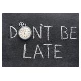 PLEASE DO NOT PICK UP YOUR ITEMS LATE!!!!!