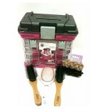 Crafting Storage Tote & Hair Brushes/Accessories