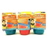 The First Years - Take & Toss Bowls W/Lids (3pkgs)