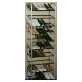 Narrow 10 Tier Shoe Rack