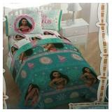 Moana Twin 4 Piece bed Set with Tote