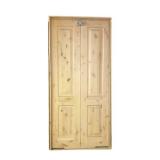 Knotty Elder Closet Double Door