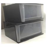 Two Stackable Storage Drawers