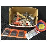 Box of Assorted New & Used Tools