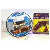 28.5ft Multi-Color Icicle Lights & Light Fixer