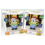 (2) Despcable Me "Carl" Inflatables