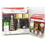 Musical Snowmen Inflatable & Spiral Trees