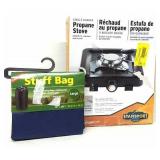 Stansport Single Burner Stove & Stuff Bag