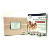 Queen Bedsheet Set &  MAttress Protector