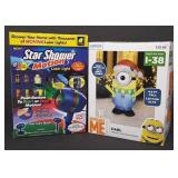 Holiday Minion Carl & Star Shower Laser Show