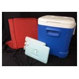 Igloo Cooler, Ice Packs & Stadium Seat