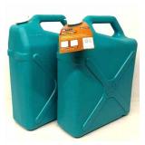 (2) 6 Gal Water Containers