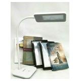 LED Desk Lamp w/books