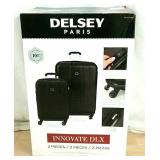 Black Delsey Paris Luggage Set