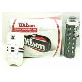 Wilson Tennis Bag, Safety Guards & Water Bottle