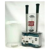 Small Waste Container and Toilet Brush Set
